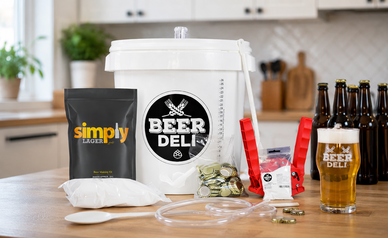 BeerDeli Deluxe κιτ ζυθοποίησης για αρχάριους